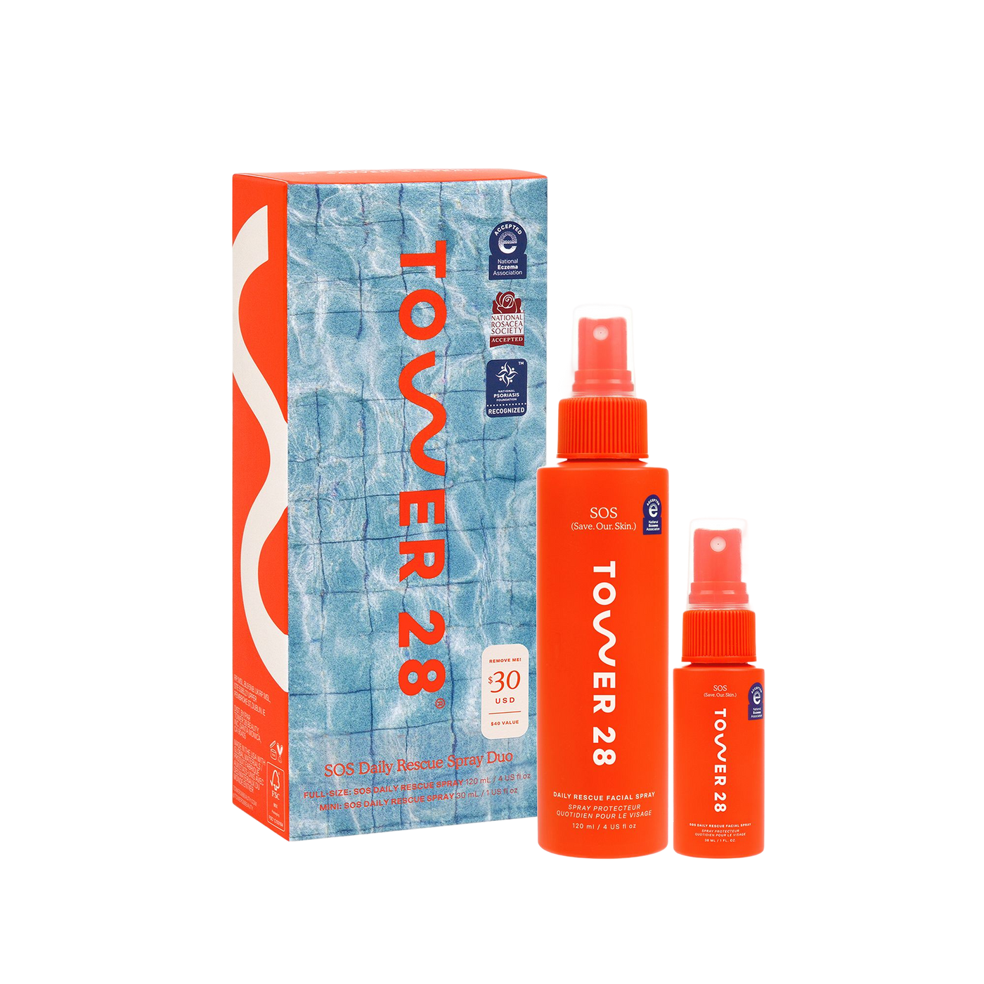 SOS Daily Rescue Facial Spray Duo