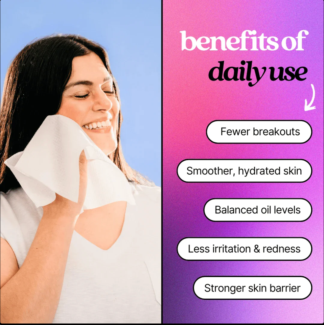 Pureskin Daily Clean Facial Towels